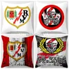 Kuddefodral Rayo Vallecano Case Futbol Espanol La Liga Vallecas Cushion Cover Decorative S For Sofa Case HKD230817