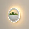 Lampe murale (WECUS) Plant d'art Light Simple Modern Bedside Creative Personality Aisle Living Room Corridor