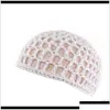 Wig Caps 2021 Womens Mesh Hair Net Cloghet Cap Solid Color Snood Slee Night Er Turban Hat Casual Beanie Chemo Hats Pltfc Nbsc2 Drop De Dh9Bn