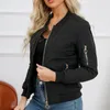 Kvinnors jackor höst elegant jacka kvinnor tunna mode street stil kläder 2023 casual cardigan lös plusstorlek damer kort