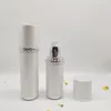 Lagringsflaskor 100 ml Pearl White Acrylic/Plastic Bottle Serum/Lotion/Emulsion/Foundation/Skin Care Cosmetic Packing