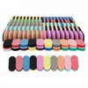 Mini Oval Nail Buffer Block Foot Rasps Double Sided Mixed Color DIY High Elastic Sponge Professional Polishing Care Repairing Polish Nails Art Tool LT0085