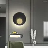 Muurlamp aigesin moderne led interieur creatieve eenvoudige zwarte sconce lichten voor decor huis woonkamer slaapkamer gang