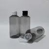Förvaringsflaskor 30 st 200 ml tom grå plastflaskflip topp cap 200cc kosmetikförpackning med skruvlock behållare för lotion schampo