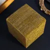 Objetos decorativos Figuras estátua de cubo mágico amarelo Magik Chroma Cube Decoration Resin Sculpture 230816