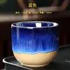 Canecas 1pcs Cerâmica Copo de chá de cerâmica Alteração da porcelana Kung Fu Copas de drinques de cerâmica caneca de água para presentes por atacado 230817