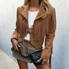 Women's Leather 2023 äkta modebomberjacka Real Suede Coat Lady Biker Jackets TF5472