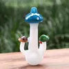 Latest Colorful Mushroom Shape Pyrex Thick Glass Hand Pipes Portable Filter Herb Tobacco Spoon Bowl Smoking Bong Holder Innovative Hand Tube DHL