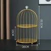 Strumenti per panetteria in stile europeo Bird Cage Cake Cake Stand Dessert Storage Recorse Decorazione in ferro battuto Desktop per la casa