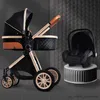 Carrinhos de bebê# Fashion Baby Stroller 3 em 1 sistema de viagem para bebês recém -nascidos carrinho de bebê portátil CRADEL CRADEL PROVIDADE R230817