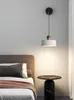 Wandlampe minimalistische LED -Nachtleuchterstudie Lesen Hintergrund Leuchte Home Decor Innenschlafzimmer Beleuchtung