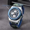 Ap Watches Men Mechanical Watch Automatic Stainless Steel Strap Waterproof Mens Wristwatches with Original Box 50xi