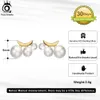 Charm Orsa Jewels Trendy 925 Sterling Silver Pearl Earrings 3 Pieces Freshwater Pearls Ear Stud For Women Fashion Jewelry GPE27 230817