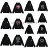 Designer Hoodie Chromes Coração Outono / Inverno Moletom Cardigan Zipper Casaco Ch Jaqueta de Manga Longa Solta e Hoodies Femininos Hip Hop Chromees Hearts