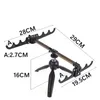 Acessórios de pesca Mini suporte de haste de haste dobrável Tripod Stand Aluminium Aluman Ligo 6 Groove Ferramentas de suporte de pólo de gelo portátil de inverno 230816