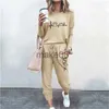 Women's Two Piece Pants Winter Two Piece Set Women Casual Tracksuit Woman Long Sleeve Pullover Hoodies Sweatshirt Pants Jogger Sport Suits Sportswear J230816