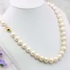 Kettingen 2023 8-9 mm Wit nabij Ronde Akoya Gekweekte parel ketting kralen diy mode sieraden natuursteen 18inch moederdag geschenken