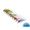 Yemler 1 PCS Minnow Balıkçılık Cazibesi 7.2cm 8.7g Yüzen Yapay Plastik Sert sallanma 3d Gözler Krank Yem Bas Pike Tackle Drop DH24Z