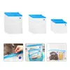의류 옷장 저장 17 20pcs 핸드 펌프가없는 진공 식품 가방 재사용 가능한 포장 냉동실 백 Zero Waste Seal Leak Proof Kitchen Organizer 230816