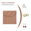 Jewelry Pouches 5 Pcs Travel Box Storage Flap Pouch Jewel Folding Necklace Organizer Flannel Miss