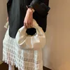 HOBO 2023 INS Mujeres Bags de hombro pequeños Bolsos de hombro Party Satchel Ladies PU Bolsas de cuero Moda Fashion Ruched Crossbody Bols HKD230817