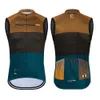 サイクリングシャツのトップス夏のノースリーブサイクリングシャツMTBスポーツチーム自転車ジャージUltralight Unisex Cycling Seveless Cycling Vest 230817