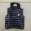 Multi Color Designer Men's Down Vest Jacket Huva Winter Down Vest Jacket Embroidered Badge Warm Jacket Full Label Jacket