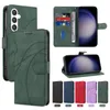 Lines Flip Leather Wallet Cases For Iphone 15 Plus 14 Pro 13 12 11 X XR XS MAX 8 7 6 iPHONE15 Contrast Hybrid Color Hit Card Slot Holder Cover Kickstand Book Cash Pouch