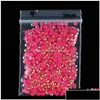 Nail Art Decorations 1000Pcs Resin Diamonds Jelly Rhinestones M 4Mm 5Mm Iridescent Clean Abside Flatback Reflective Zb18 Dazwq 1Czd9 D Dhtfx