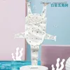 Sieciny kąpielowe Baby Shower wanna Mat Przeciwsuń wanna Mata Wspornik Nowonarodzone bezpieczeństwo wanna Mata Składany wanna Mat Z230817