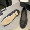 23ss F/W Femmes Ballet Chaussure Slip On Robe Chaussures Designer Tweed Denim Bleu Noir Mocassins avec Noeud Tweed Espadrilles Rétro Vert Doux Loisirs Chaussure avec Sacs à Poussière