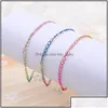 Ketten Halsketten Anhänger Schmuck 2 Meter 2,5 mm Regenbogen Halsketten Armband DIY verlängerte Verlängerungskette Mticolor Extender Schwanz für Maki DHFVC