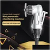 Pneumatiska verktyg Mini Portable Beveling Chamfering Hine 45 graders båge med luftinloppsklippning Deburring Linear Easy Operate Tool Drop Dhuxxt