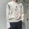 Marka Kiko Örme Jummper Kadınlar Yüksek Kaliteli Desenli Baskılı Örgü Gömlek Örgü Kaşmir Sweater