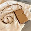 Fashion Brown Mobile Phone Bag Coin Wallet Designer Bags Crossbody For Women Shoulder Bag Purses With Long Strap Mini Shopping Bag 230817