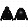 Designer Hoodie Chromes Coração Outono / Inverno Moletom Cardigan Zipper Casaco Ch Jaqueta de Manga Longa Solta e Hoodies Femininos Hip Hop Chromees Hearts