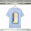 メンズTシャツホットブランドカサブランカ高品質Tシャツ100％コットンソフトカジュアルプルオーバーファッションルーズショートスリーブトラックスーツトップメンズ衣服HKD230817