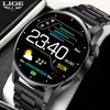 Smart Watches Lige Smart Watch Männer Amoled 360*360 HD -Bildschirm Herzfrequenz Blutdruck Bluetooth Call IP68 Water of SmartWatch Box 230817