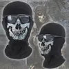 Maski imprezowe Winter Ghost Simon Riley Skull Balaclava Hood Hood Cycling Drukbor ciepłek Full Face Bez okularów 230816