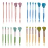 Makeup Brushes 6Pcs Mini Set Loose Powder Foundation Applicators Blusher Eyeshadow Brush Cosmetics Tools