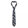弓をネクタイのネクタイにデイジーユニセックスファッションポリエステル8 cm狭い花の花の首