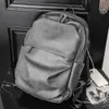 High quality grey men's backpack large capacity simple college student schoolbag computer bag fashion 230817