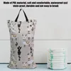 Storage Bags Cloth Diaper Born Sports Bag Nappy Holder Washable Beach Pool Gym Baby Fabric With Zipper Pocket Wet Dry