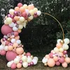 Other Event Party Supplies Wedding Flower Door Arch Wrought Iron Circle Balloon Bracket Props Holiday Dress Ornaments Outdoor 230816