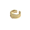 Anéis de cluster Cool e nicho design personalizado versátil geométrico anel de faixa 925 fêmea de prata esterlina