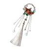 Clips de cheveux Accessoires chinois Hanfu Set Long Fringed Vintage Hairpins Fleur Sticks faits à la main pour les femmes bijoux traditionnels