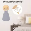 Zip Switch가있는 침실 복도를위한 벽 램프 북쪽 목재 침대 옆 궤도 조명 자유롭게 회전 가능