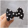 Clip per capelli barrette coreana dolce corpi di fili di colore solido per bambini boutique farpins fatti a mano per copricapi per copricapo per capelli accessori dhshd