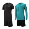 Set da corsa Style Soccer Judge Uniforms Set di arbitri da calcio professionale Kit di abbigliamento da calcio Maglie arbitri Siding Classical Color S-3XL 230817
