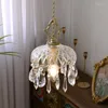 Lampadiers trasparente cristallo trasparente piccolo lampadario in entrata da soffitto camera da letto da letto soggiorno divano lampade decorative della casa di lusso